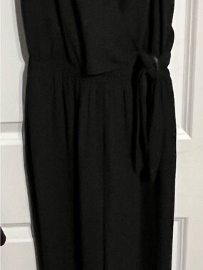 Express Black Maxi Dress with Tie-Waist